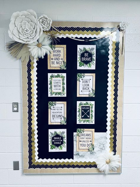 Neutrals - Modern Bulletin Board - Back to School Modern Bulletin Board, Office Bulletin Board Ideas, Office Bulletin Boards, Back To School Bulletin Boards, School Bulletin Boards, Classroom Inspiration, Bulletin Boards, Bulletin Board, Back To School