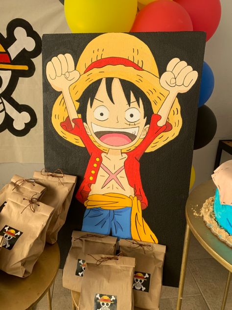 Decoración de one piece 
Fiesta de one piece 
Dibujo de one piece One Piece Anime Birthday Theme, One Piece Party Theme, Baby Luffy, One Piece Birthdays, One Piece Theme, Anime Crafts, Trunk Or Treat, 11th Birthday, Cute Patterns Wallpaper