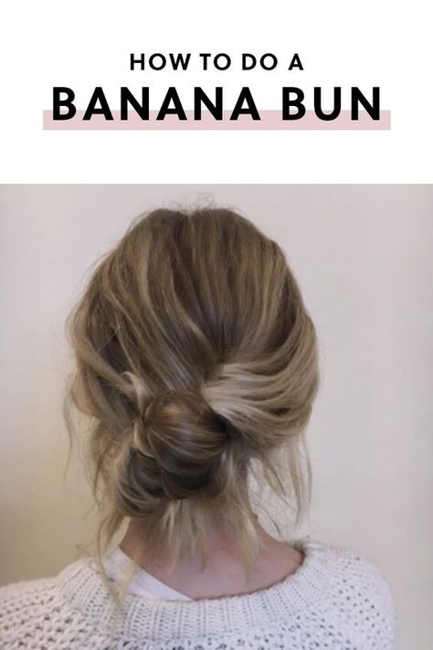 Here’s how to make it work for you. Rbt Hairstyles, Medium Length Work Hairstyles, Business Casual Updos Easy Hairstyles, Business Casual Hairstyles Medium Length, Office Updo Easy, Casual Updos For Medium Length Hair, Easy Work Updos, Hairstyles For Office Work, Banana Buns