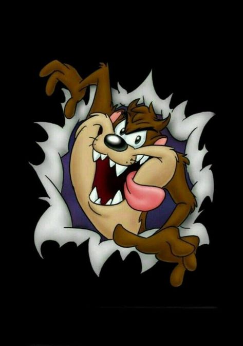 Taz Tattoo, Tasmanian Devil Cartoon, Devil Cartoon, Tasmanian Devil Looney Tunes, Looney Tunes Wallpaper, A Cartoon Character, Cartoon Character Tattoos, Looney Tunes Characters, Looney Tunes Cartoons