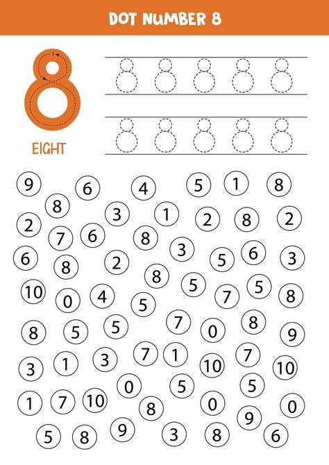 Find and color number 8. Math game for kids. Halloween Math Activities Kindergarten, Fish Philosophy, School Organization For Teens, Find And Color, Halloween Math Activities, Homeschool Preschool Activities, Busy Activities, Number Eight, Preschool Math Worksheets