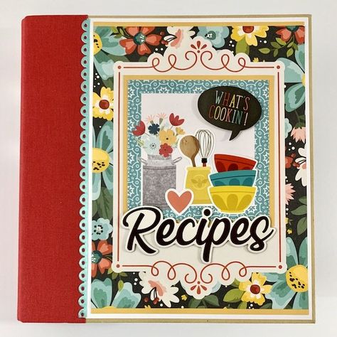 Handmade Recipe Book Ideas, Recipe Journaling, Scrapbook Recipe Book, Recipe Album, Recipe Book Diy, Recipe Scrapbook, Album Ideas, Kitchen Recipe, Holiday Meals