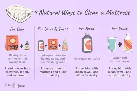 Clean A Mattress, Baking Soda Hydrogen Peroxide, Deep Cleaning House, Deep Cleaning Hacks, Urine Smells, Cleaning Painted Walls, Mattress Cleaning, Deep Cleaning Tips, Dishwasher Soap