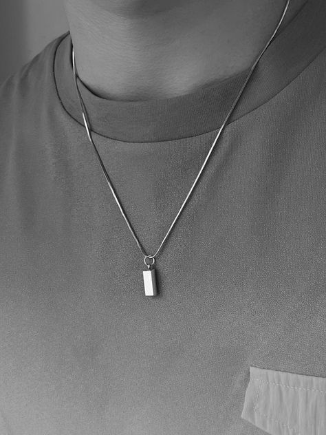 Men’s Necklaces, Male Necklace, Silver Necklace For Men, Mens Accessories Necklace, قلادات متدلية, Male Jewelry, Mens Necklace Pendant, Minimalist Pendant, Fancy Jewellery Designs