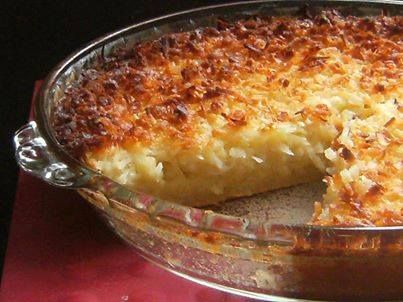 IMPOSSIBLE COCONUT CUSTARD PIE (makes it's own crust!) Ingredients 1/2 cup Bisquick 3/4 cup sugar 4 eggs 2 cup milk 1 can (3 1/2 oz.) coconut 1 tsp. vanilla 1 TBS. butter, softened Directions Combine all ingredients and pour into 9 inch buttered pie pan. Bake at 400 degrees for 25-30 minutes until custard sets. Like magic it layers into crust, custard, coconut topping. Cool. Impossible Coconut Custard Pie, Dreamsicle Salad, Impossible Coconut Pie, Coconut Pie Recipe, Custard Pie Recipe, Impossible Pie, Orange Dreamsicle, Coconut Custard Pie, Bisquick Recipes