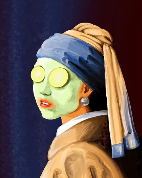 Girl With Pearl Earring, Grafika Vintage, Arte Do Hip Hop, Dutch Golden Age, Art Parody, Johannes Vermeer, Foto Tips, Famous Art, Pearl Earring