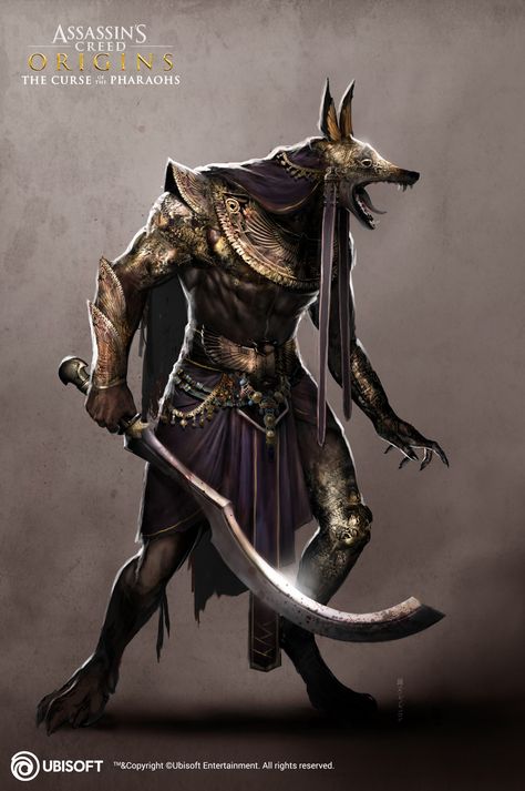 ArtStation - Anubis Warrior Super, Satanasov ! Anubis Warrior, Egyptian Warrior, Egypt Concept Art, Creature Fantasy, Assassins Creed Origins, Illustration Fantasy, Egypt Tattoo, Ancient Egyptian Gods, Egyptian Tattoo