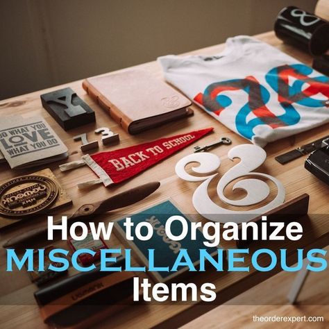 How to Organize Miscellaneous Items | Have you ever wondered what you should do with all those miscellaneous items at home? There's got to be a better way to deal with those sundry items....Pin now and read these helpful tips later! Organize Your Thoughts, Office Layout Ideas, Getting Organized At Home, Office Organization At Work, Clever Organizer, Housekeeping Tips, Getting Rid Of Clutter, Ways To Organize, Clutter Organization