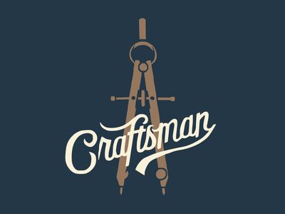 The Craftsman American Tavern Construction Branding, Personal Logo Design, Hand Drawn Type, Logo Idea, Logo Type, Construction Logo, Wood House, Great Logos, Print Inspiration