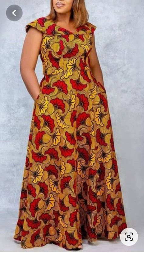 Bola Flare Dress With Two Sides Pocket and Front Opening, Ankara Print - Etsy UK Circular Kitenge Dress Design, Long Flare Gown, Ankara Flare Gowns, Ankara Flare Dress, African Wedding Dress Ankara, Kitenge Dress Designs, Long Flare Dress, Simple Dress Styles, Kitenge Designs