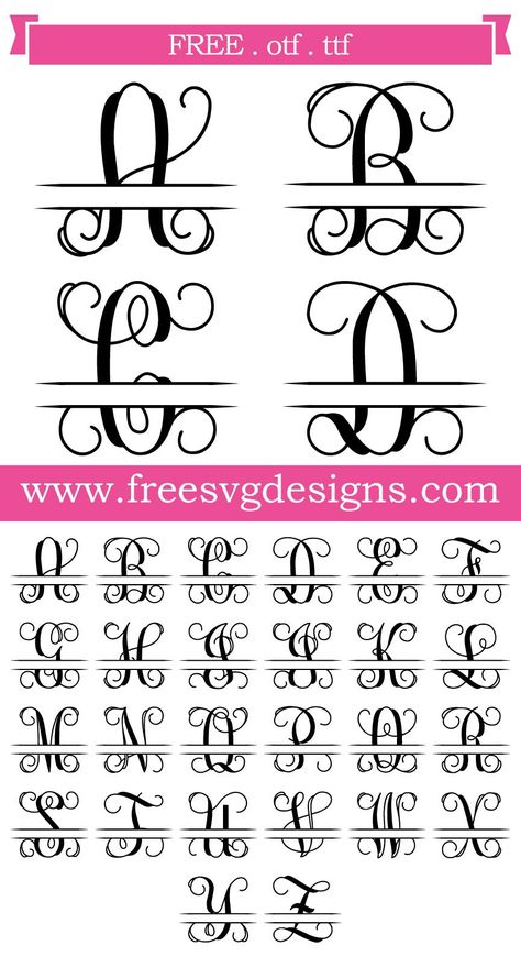 Free Svg Files For Cricut Names, Monograms For Cricut Free, Free Cricut Monogram Downloads, Cricut Monogram Font, Free Templates Download, Free Svg Images, Free Monogram Fonts, Cricut Monogram, Monogram Ideas