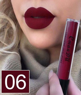 LONG-WEARING | NON-DRYING | DOE FOOT APPLICATOR Shade: Belladonna Be bold with a showstopping pout! This lightweight satin-matte lip color features a deluxe hydrating formula and provides extreme color payoff in one saturated swipe. Bold Lipstick Makeup, Pretty Lipstick Colors, Mac Lipstick Shades, Red Lipstick Shades, Matte Lipstick Shades, Fall Lipstick, Lipstick Kit, Batons Matte, Lip Makeup Tutorial