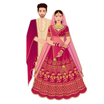 wedding couple outfits,fashion outfit,ceremony,groom to be,save the date,groom,barat,sangeet,mehendi,haldi,engagement,marriage,wedding,couple,south indian,cultural,man,punjabi,asian,happy,female,ethnic,girl,jewellery,hinduism,saree,celebration,traditional,bridegroom,hindu,bride,clothing,matrimony,tradition,bridal,asia,culture,lady,indian,fashion,bride to be,sardar punjabi,north indian,sherwani,lehenga,turban,chokar,jhumaka,mangalsutra,gold Bride Nd Groom Wedding Dress, Sikh Couple Illustration, Wedding Illustration Couple, Bride Cartoon, Bridal Asia, Indian Sherwani, Bride Clothing, Couple Illustration Wedding, Bride And Groom Cartoon