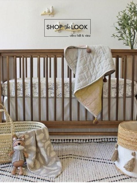 Girl nursery crib