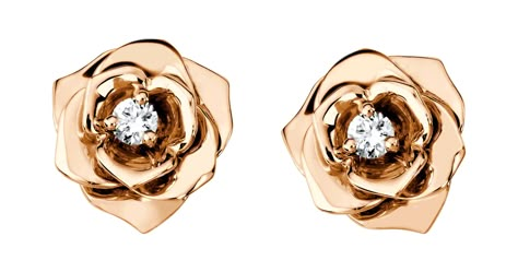 Piaget Rose, Martha Stewart Weddings, Gold Diamond Earrings, Rose Earrings, Rose Gold Diamonds, Rose Gold Earrings, Pretty Jewellery, All That Glitters, Martha Stewart