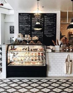 Tatte Bakery, Papan Menu, Bakery Shop Interior, Bakery Shop Design, Café Design, Bakery Interior, Small Coffee Shop, Decoration Patisserie, Bakery Design Interior