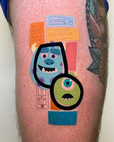 Monsters Tattoo, Steve Butcher Tattoo, Monster Tattoo, Money Tattoo, Tattoo Magazine, One Piece Tattoos, World Tattoo, Cartoon Tattoos, Tattoos Gallery