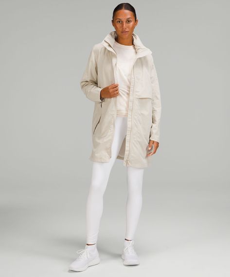 Discover great products at the best prices at Dealmoon. Always Effortless Long Jacket | Women's Coats & Jackets | lululemon. Lululemon Rain Jacket, Water Repellent Jacket, Technical Clothing, Rain Coat, Long Jacket, Cotton Tank Top, Athletic Apparel, Women's Coats & Jackets, Women's Coats