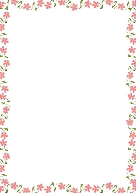 Page Border,paper border, border, printables, stationary, background border, decorative border Simple Border Line Design, Flower Simple Background, Pink Boarder Aesthetic, Pink Flower Border Design, Flower Border Aesthetic, Pink Border Design Aesthetic, Border Design A4 Size, Border Background Frames Aesthetic, Minimal Border Design