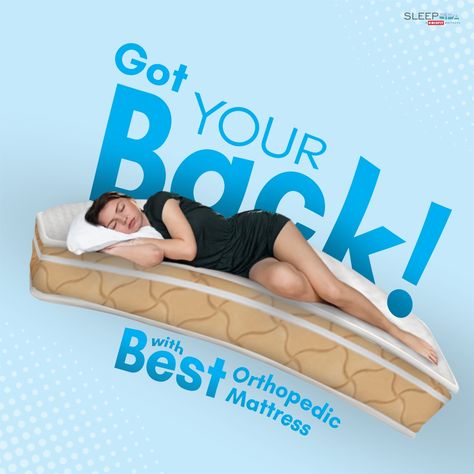 We have got your back with the best orthopaedic mattresses in India. Perfectly designed to provide support and relieve pressure on the joints, muscles, and spine.  www.sleepspa.in  #mattress #mattresses #mattressinabox #backpain #cozysleep #bedinabox #orthopedicmattress Mattress Poster Design, Mattress Creative Ads, Mattress Poster, Furniture Creative Ads, Mattress Ads, Poster Design Kids, Orthopaedic Mattress, Peaky Blinders Tommy Shelby, Moon Pillow