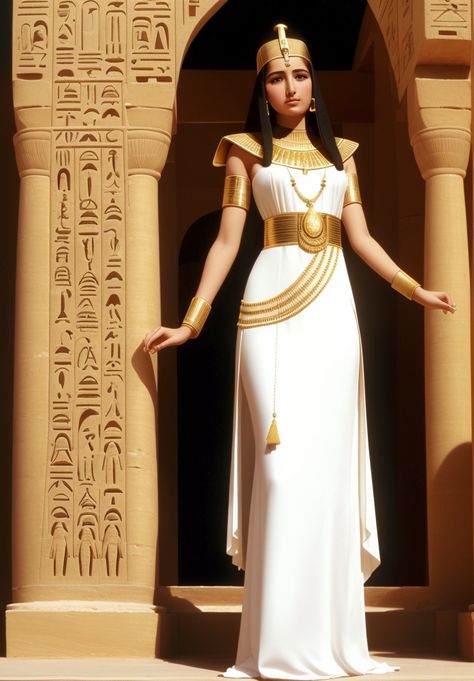 Pharoah Costume Woman, Cleopatra Dress Egypt, Kalasiris Fashion, Ancient Egypt Outfits Women, Ancient Egyptian Clothing Queens, Egyptian Clothing Women Modern, Ancient Egyptian Dress Women, Egyptian Dress Up, Egyptian Princess Dress