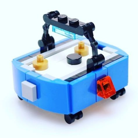 Lego Arcade, Lego City Display, Easy Lego Creations, Instructions Lego, Lego Furniture, Hockey Table, Marlene Hose, Air Hockey Table, Construction Lego