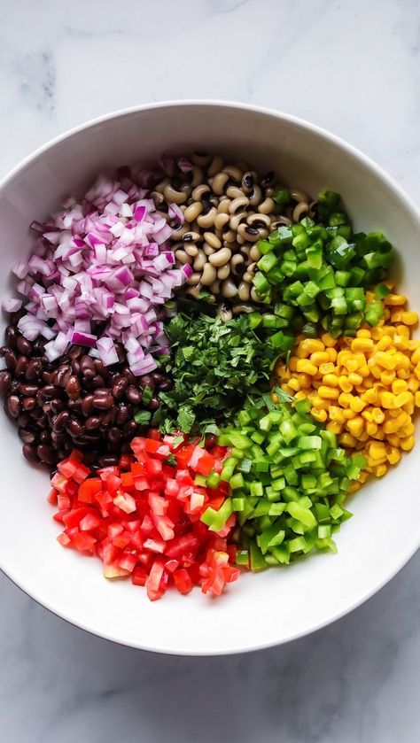 Cowboy Salad, Deli Salads, Can Corn, Can Black Beans, Cilantro Dressing, Cowboy Caviar, Healthy Plan, Winter Salad, White Wine Vinegar