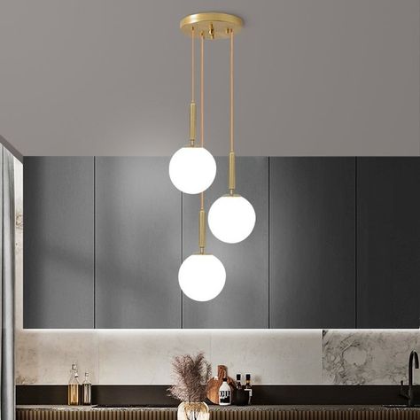 Add a touch of elegance to your space with these ✨Modern LED Glass Ball Chandelier Lights✨now on sale for only $108.74 💰 Perfect for any room, these lights will elevate your decor game. 💡🏠 #chandelier #homedecor #lighting #modern #LED #glassball #elegant #sale #affordable #interiordesign Shop Now https://gravitydropz.com/products/modern-led-glass-ball-chandelier-lights Glass Ball Chandelier, Chandelier Lighting Modern, Ball Chandelier, Lobby Decor, Nordic Chandelier, Dining Table Lighting, Chandelier Lights, Contemporary Light Fixtures, Indoor Dining