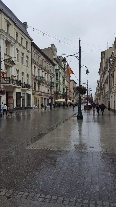 Poland Lodz, Lodz Poland, Comfy Travel, Lodz, Instagram Aesthetic, Rainy Day, Poland, Vision Board, Places To Visit