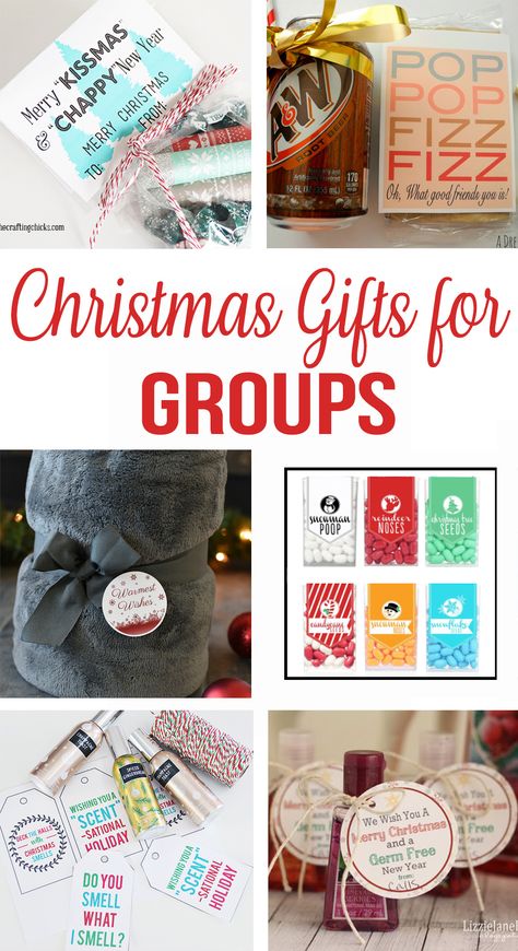 Gifts For Groups Of People, Group Gift Ideas Coworkers, Group Gifts For Kids, Youth Group Christmas Gifts, Christmas Gifts For Groups, Group Gifts For Coworkers, Homemade Christmas Gifts For Coworkers, Group Christmas Gifts, Group Gift Ideas