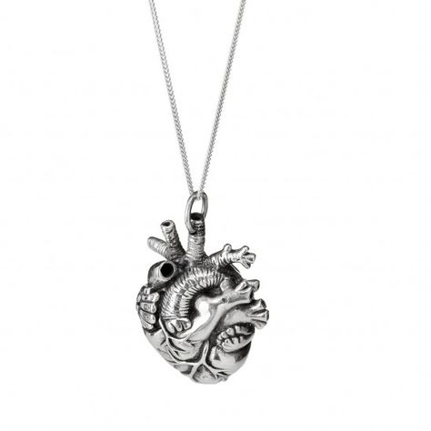 Non-Traditional (But Totally Adorable) Gifts for Your Valentine | UncommonGoods http://bit.ly/1z8n94D Anatomical Heart Pendant, Medical Pendant, Locket Design, Anatomical Heart, Eco Friendly Jewelry, Mini Heart, Heart Locket, Heart Jewelry, Heart Pendant Necklace