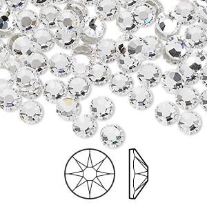 Flat back, Swarovski® crystal rhinestone, crystal clear, foil back, 4.6-4.8mm Xirius rose (2088), SS20. Sold per pkg of 1,440 (10 gross). Ice Chips, Winter Evening, Fresh Perspective, Rhinestone Flats, Crystal Trim, Fire Mountain Gems And Beads, Fire Mountain, Fire Mountain Gems, Purple Velvet