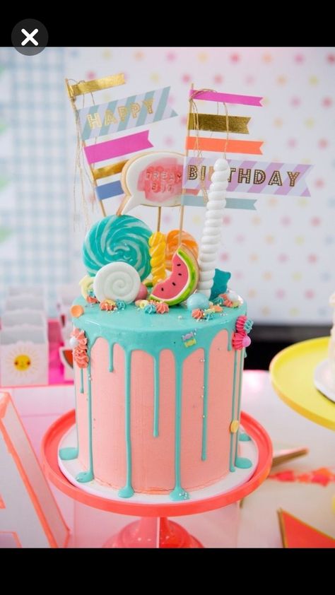 Birthday Cake For Teens, Pastel Bakery, Bolo Drip Cake, Jordan Birthday, Teen Birthday Party, Teen Cakes, Birthday Cakes For Teens, Birthday Party For Teens, 13th Birthday Parties