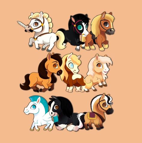 Disney Horses Drawings, Cute Horses Drawing, Cute Horse Drawing Cartoon, Horseland Fanart, Chibi Horse, Cute Horse Drawing, Cute Horse Cartoon, Mlp Tattoo, Kawaii Horse