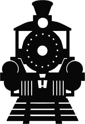 Train - front Steam Engine Train, Train Silhouette, Train Design, Train Room, Silhouette Template, Stamp Blocks, Silhouette Stencil, 3d Laser, Cameo Projects