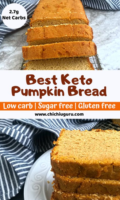 Aip Pumpkin, Keto Pumpkin Bread, Pumpkin Spice Bread, Best Keto Bread, Coconut Bread, Keto Pumpkin, Baking Soda Beauty Uses, Paleo Pumpkin, Low Carb Low Sugar