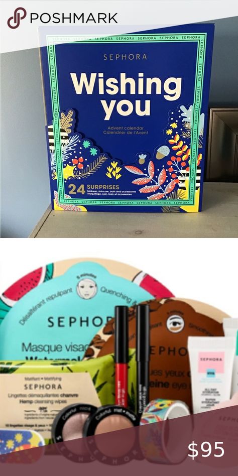 Sephora Advent Calendar Holidays 2022 24 products inside. Still sealed🎄 Advent Calendar 2022, Calendar 2022, Holiday Calendar, Holidays 2022, Be Still, Advent Calendar, Sephora, Advent, Limited Edition