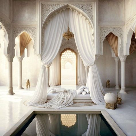 Bedroom Decor Moroccan Style, Bohemian Bedroom Decor Moroccan Style, Moroccan Style Bedroom, Arabic Interior Design, Beautiful Bed Designs, Simple Bed Designs, Moroccan Bedroom, Moroccan Interiors, Bohemian Bedroom Decor