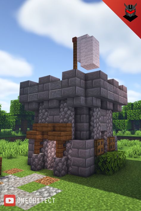 Minecraft Watch Tower, Watch Tower Minecraft, Minecraft Building Tutorials, Medieval Watchtower, Minecraft Structures, Bangunan Minecraft, Minecraft Castle, Minecraft Inspiration, Minecraft Inspo