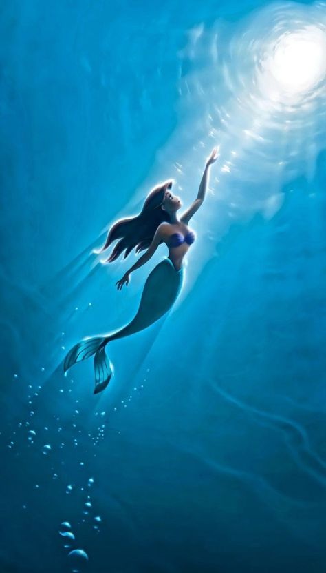 Ariel Wallpaper, Little Mermaid Wallpaper, Wallpapers Cute, Anime Mermaid, Mermaid Wallpapers, Disney World Pictures, Disney Background, Cute Disney Pictures, Disney Phone Wallpaper