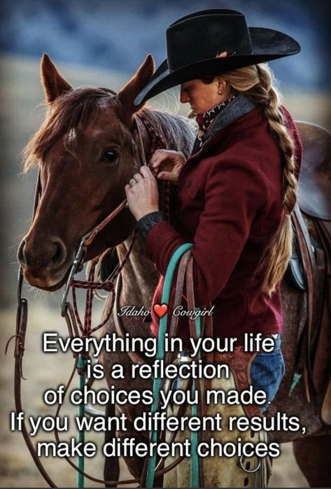 Cowboy Quotes | From the Idaho ❤️ Cowgirl | Facebook Cowboy Wisdom Quotes, Cowgirl Quotes Funny, Equine Quotes, Cowgirl Quote, Angus Cattle, Western Quotes, Cowboy Quotes, Cowgirl Quotes, Horse Quotes