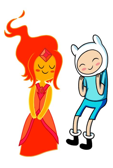 Flame Princess And Finn, Adventure Time Flame Princess, Fire Princess, Adventure Time Characters, Flame Princess, Adventure Time Cartoon, Adventure Time Finn, Finn The Human, Alternative Art