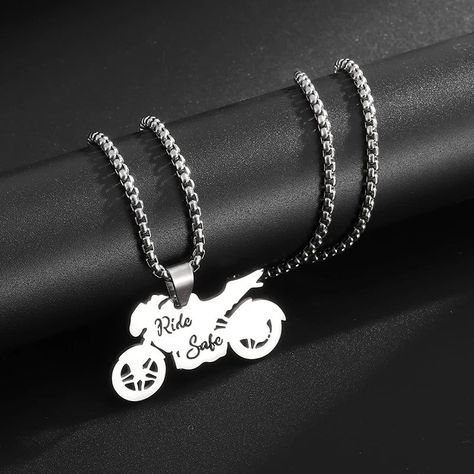 Father's Day is around the corner. What are you gifting your father figure? Necklace Pendant For Men, Biker Party, Pendant For Men, Mens Jewelry Necklace, Motorcycle Model, Motorcycle Style, Father Figure, Mens Pendant, Trendy Accessories