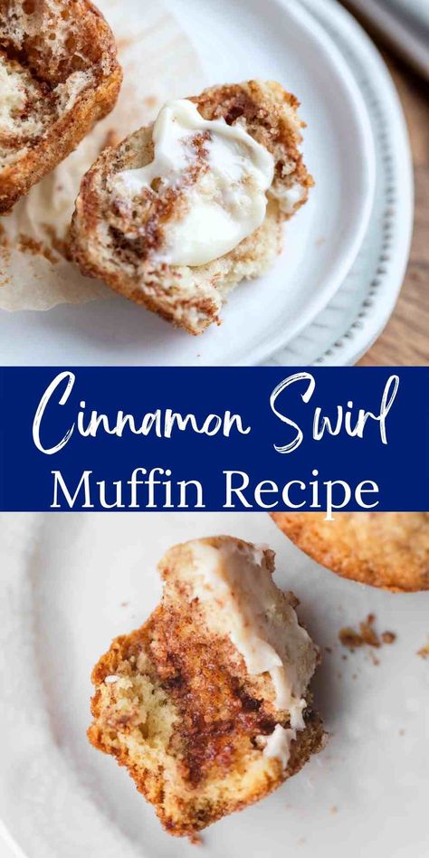 Best Cinnamon Muffins - I Heart Eating Cinnamon Swirl Muffins Recipes, Cinnamon Sugar Swirl Muffins, Multigrain Recipes, Cinnamon Swirl Muffins, Apple Rolls, Muffins From Scratch, Jumbo Cookies, Gf Muffins, Muffin Recipes Cinnamon