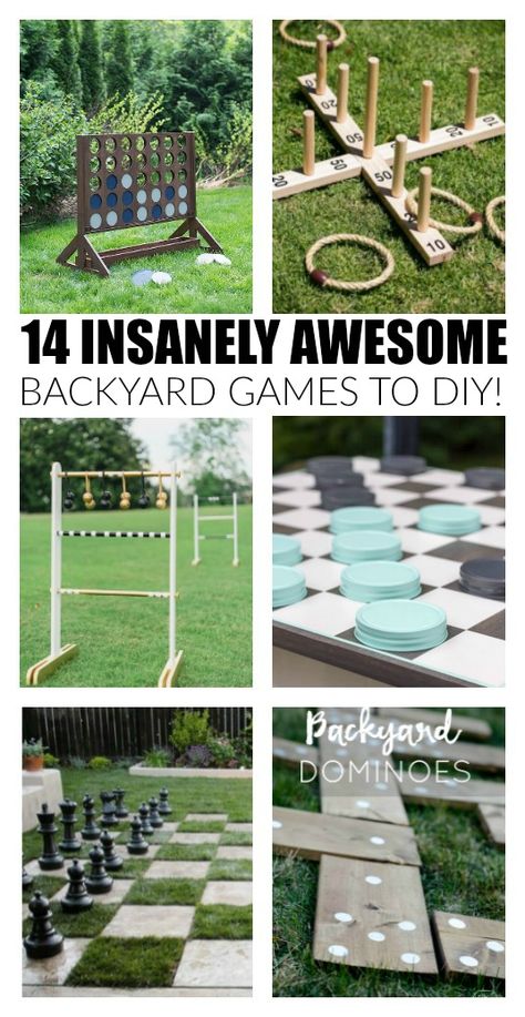 Fun Backyard Games, Diy Yard Games, Fun Backyard, Outside Games, Yard Games, Backyard Games, Lawn Games, Diy Yard, Diy Games