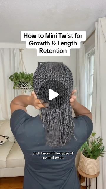 Natural Hair Inspo & Tutorials | EN/FR on Instagram: "Tutorial | Mini Twist 🔥👏🏾 What do y’all think Sistas, would you rock this? 😍✨Follow @nappyfrancophones for more inspo ✨ Qu’en pensez-vous les filles, feriez-vous cette coiffure? 👇🏾 . . DM for Promos/Ads 💌⁣⁣ . . . 🎥: Credit: @bashabroad 💕 . . . . . #nappyfrancophones  #naturalhairstyles #naturalhairdaily #naturalhairjourney #naturalhairdoescare #naturalhairstylist  #braidsbraidsbraids #tresses #cheveuxnaturels #naturalhairblogger #nat Natural Twist 4c Hair, Mini Twists On Blown Out Hair, Mini Braids Hairstyles Natural Hair, Single Twist On Natural Hair, 2 Strand Twist Styles Natural Long Hair, How To Do Mini Twists Natural Hair, Natural Mini Twists, Two Strand Twist Tutorial, Mini Twists Natural Hair Hairstyles