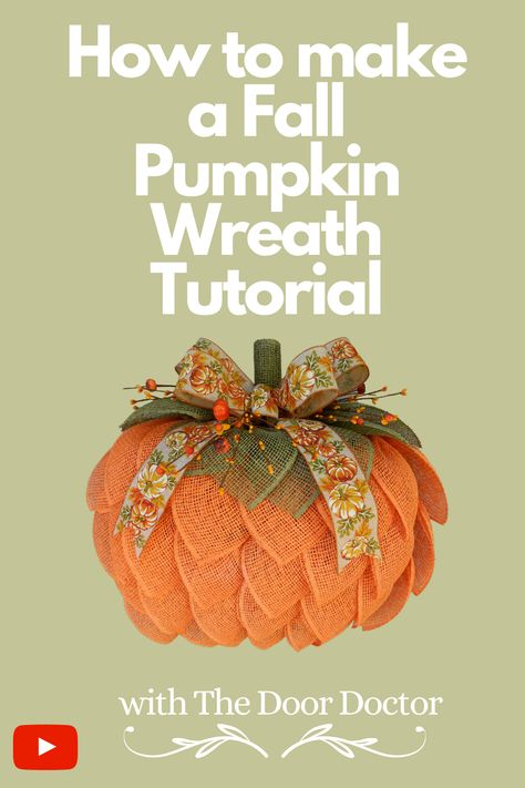 Decorative Pumpkins For Fall, Pumpkin Door Wreath, Pumpkin Frame Wreath, Wreaths Sunflower, Diy Pumpkin Wreath, Pumpkins Wreath, Pumpkin Mesh Wreaths, Dollar Tree Pumpkin Wreath, Pumpkin Wreath Tutorial