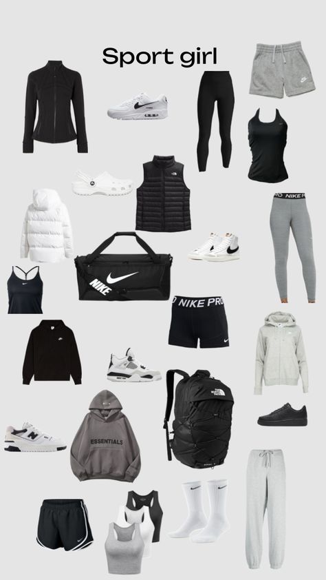 #athletic #sport #sporty #sports #girl#women #fashion Sporty Clothes Aesthetic, Track Meet Outfit, College Athlete Outfits, Cute Track Outfits, Sportif Outfit, Track And Field Outfits, Athletic School Outfits, Sporty Outfits Fall, Sporty Outfits For School