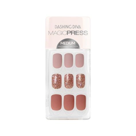 All That Glitters | Magic Press Nails by Dashing Diva – Dashing Diva Short Nail Bed, Best Press On Nails, White Holographic, Dashing Diva, Light Pink Nails, Orange Stick, Diva Nails, Sally Beauty, Clean Nails