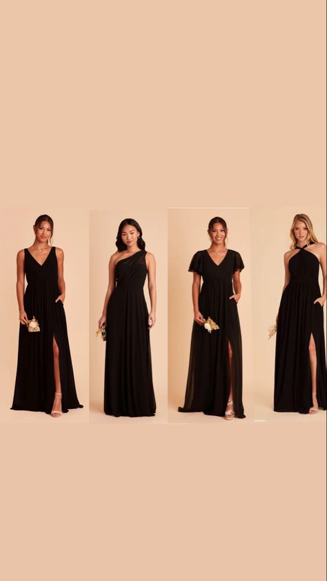 Bridesmaids Black Dresses Mismatched, Mismatched Black Bridesmaid Dresses, Black Bridesmaid Dresses Mismatched, Black Bridesmaid Dress Mismatched, Bridesmaid Dresses Mismatched, Black Bridesmaid, Black Bridesmaids, Mismatched Bridesmaid Dresses, Black Bridesmaid Dresses